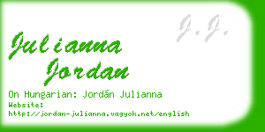 julianna jordan business card