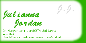 julianna jordan business card